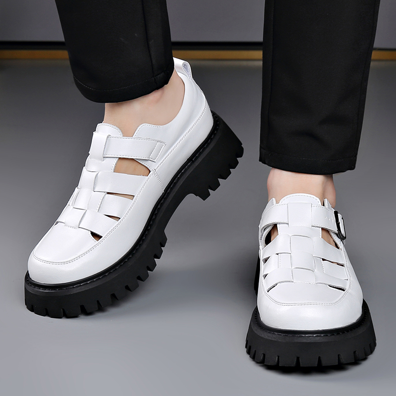 Leatherwork Designs - Lente- en zomersandalen voor heren Dikke