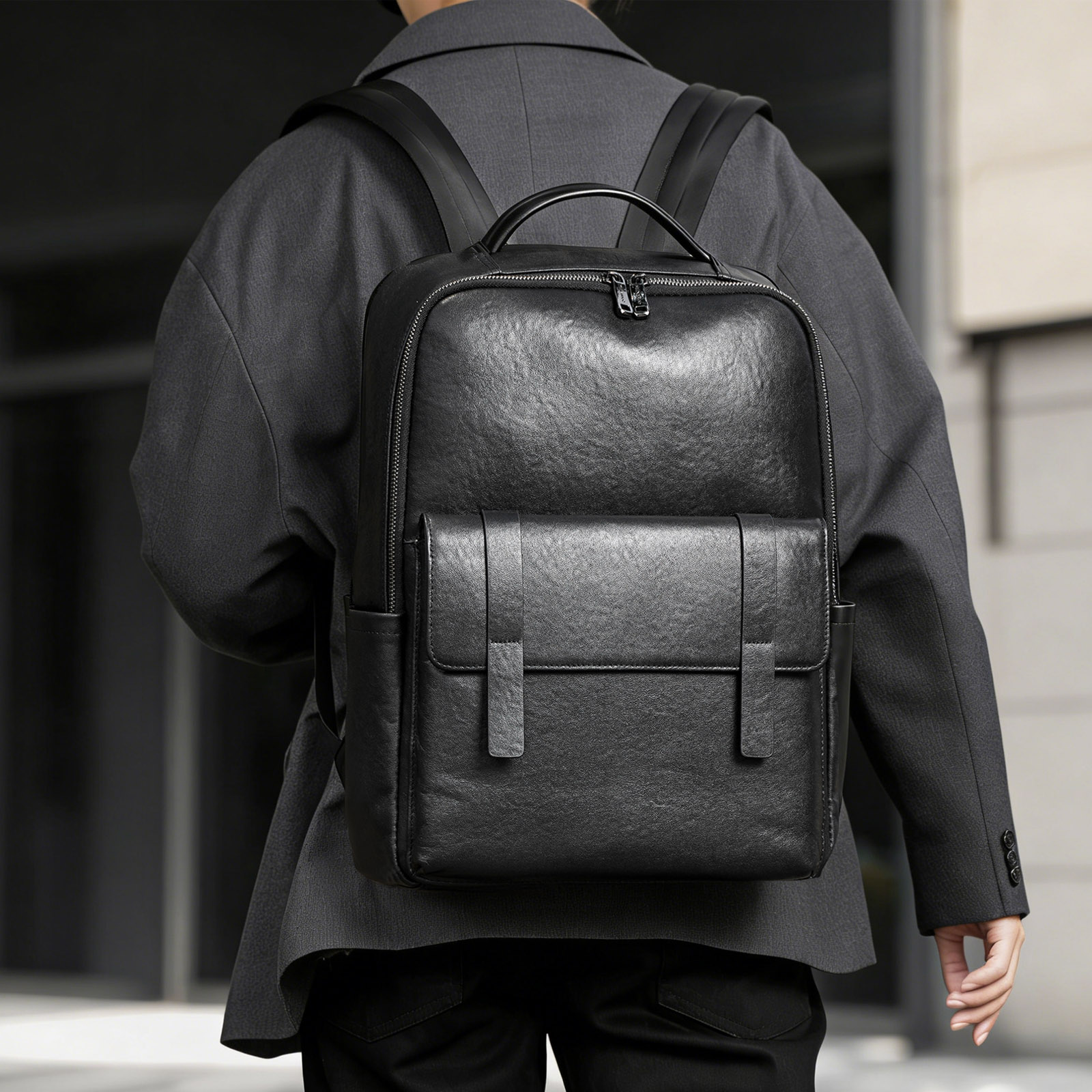 Stijlvolle lederen rugzak voor - Leather Work Rucksack Mens recensie en prijs