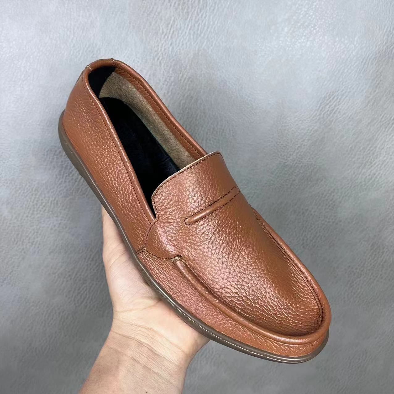 Lage leren herenschoenen met r - Leatherwork Designs recensie en prijs