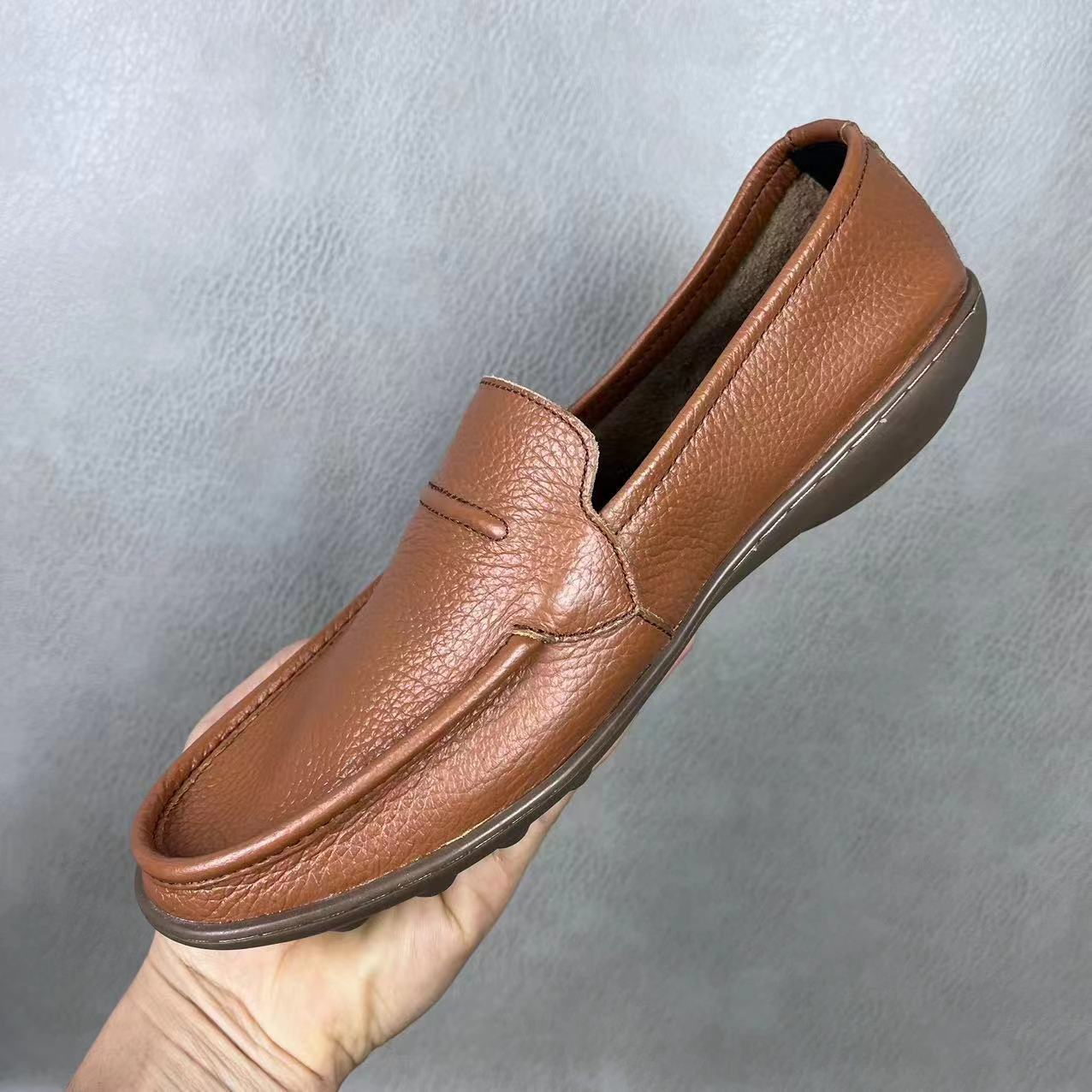 Lage leren herenschoenen met r - Leatherwork Designs recensie en prijs