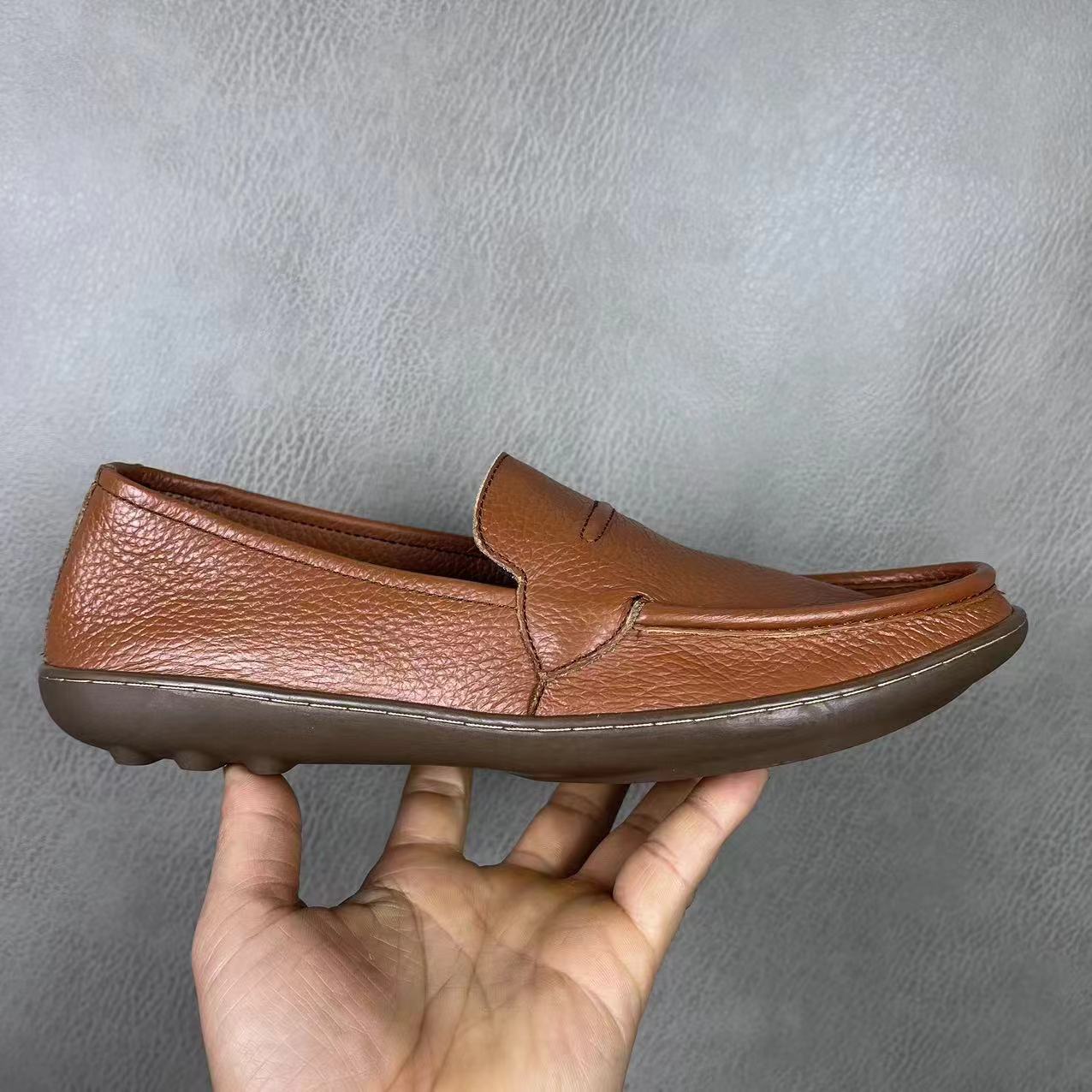 Lage leren herenschoenen met r - Leatherwork Designs recensie en prijs